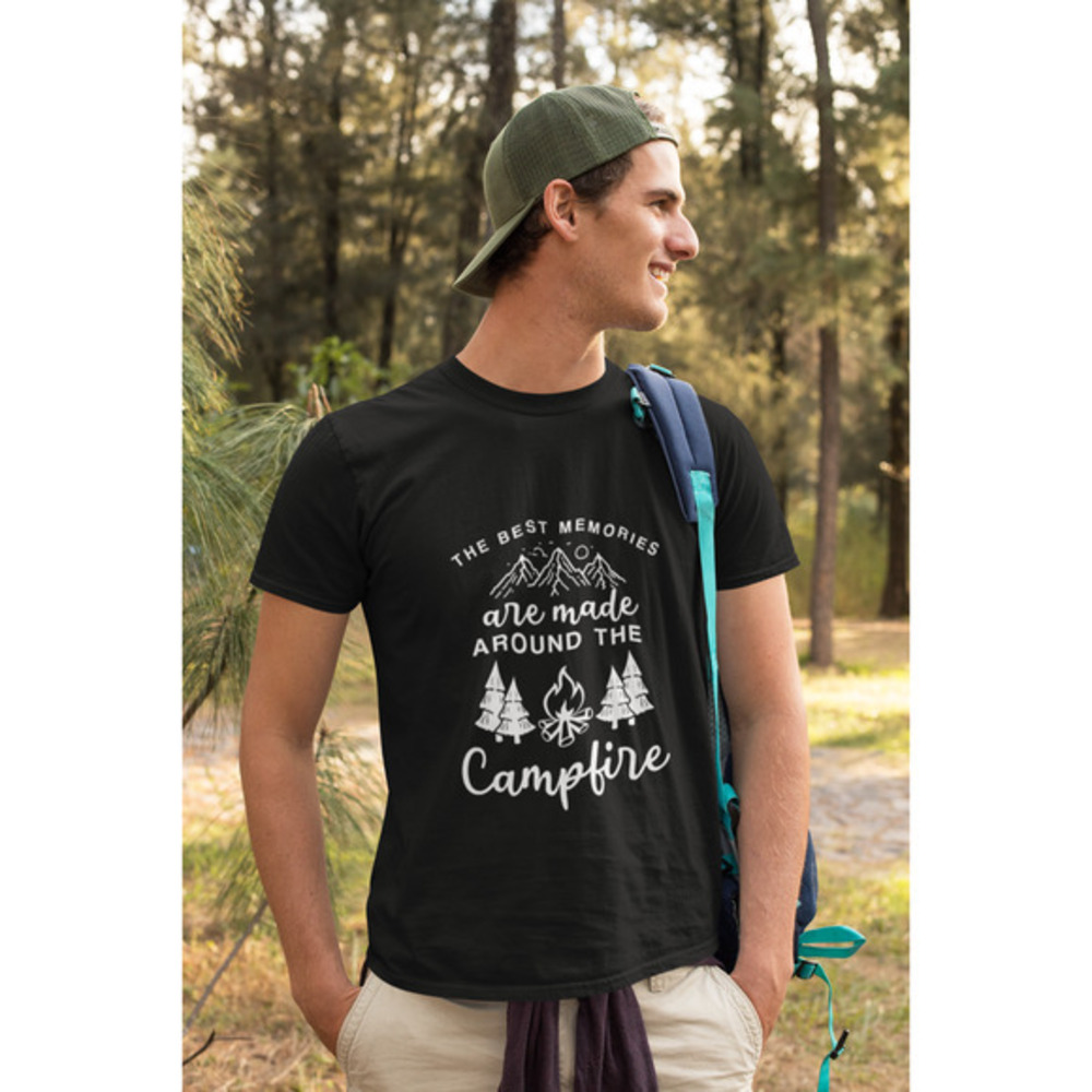 Camping T-Shirt, Campfire Memories T-Shirt, Camping, Best Camping Memories Shirt